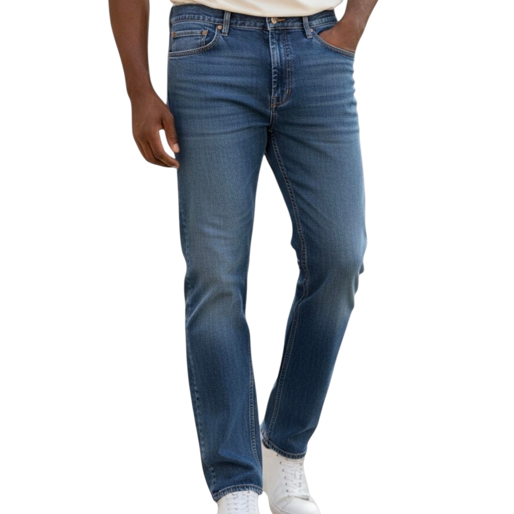 Lee Relaxed Fit Straight Leg Jeans Men's 40x32 | Superior Comfort Denim